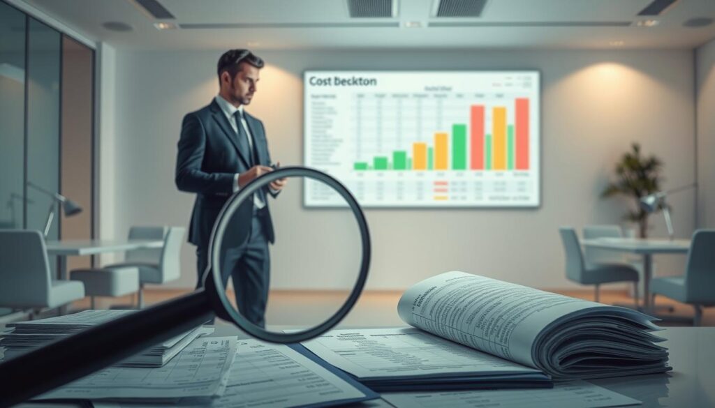 identificação de custos